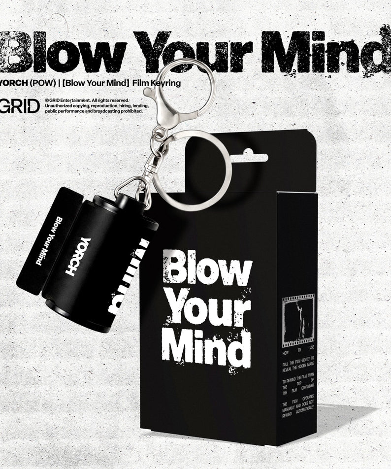 YORCH - YORCH (POW) - 'Blow Your Mind' Film Keyring (Dark Ver.) - Kpop Album Koolseoul