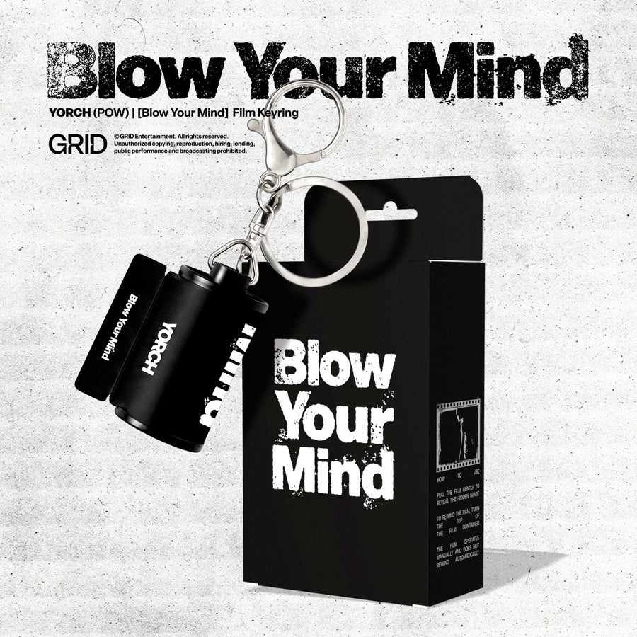 YORCH - YORCH (POW) - 'Blow Your Mind' Film Keyring (Dark Ver.) - Album Kpop