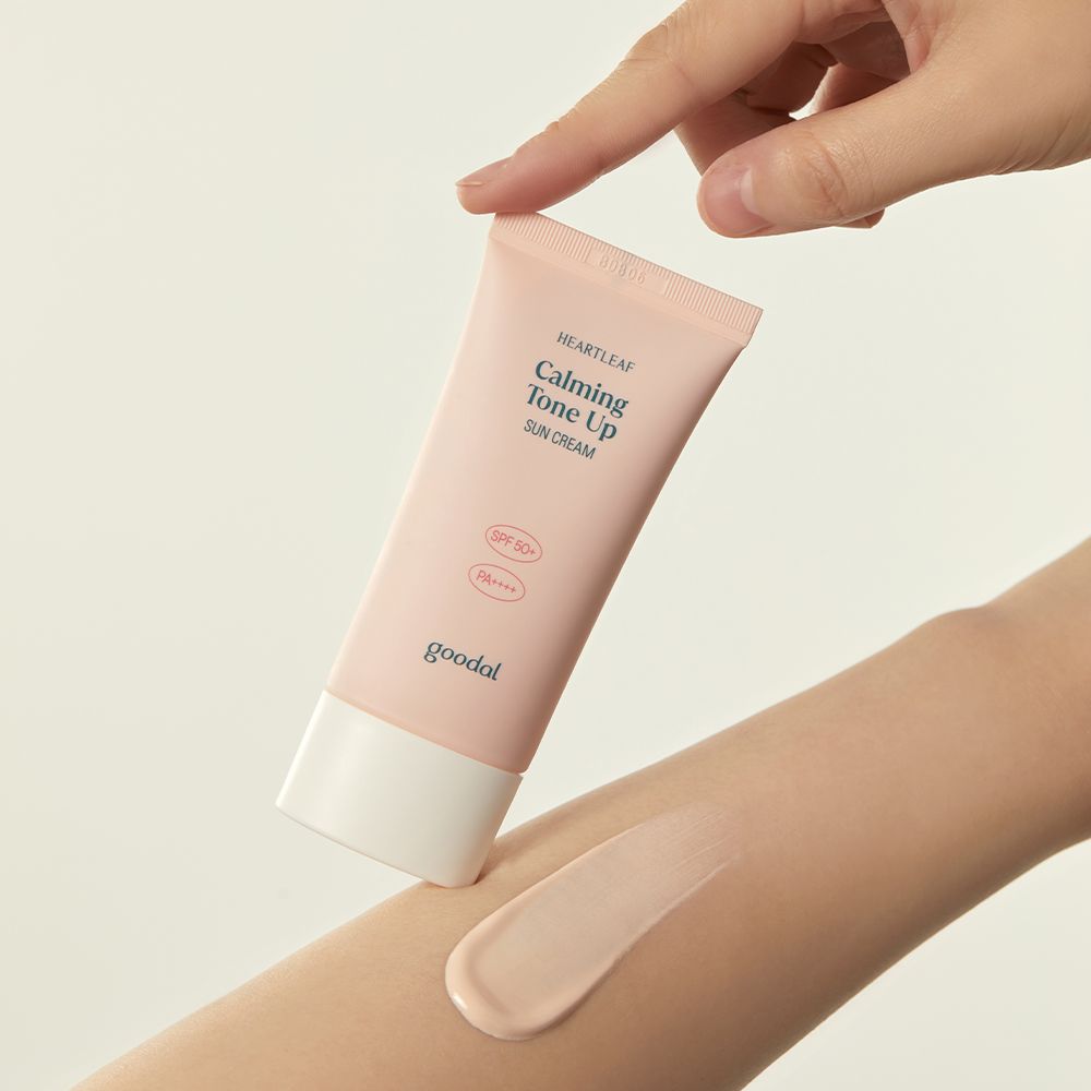 GOODAL Pure Houttuynia Soothing Moisture Tone-Up Sun Cream Set