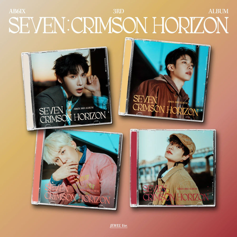 Ab6ix - 3rd Album [Seven : Crimson Horizon] (Jewel Ver.) (Jeon Woong Ver., Kim Dong Hyun Ver., Park Woo Jin Ver., Lee Dae Hwi Ver.)(Random 1 Of 4) - Kpop Album
