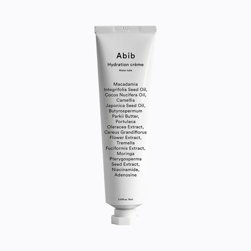 ABIB Hydration Crème Water Tube 75ml for skin hydration and nourishment