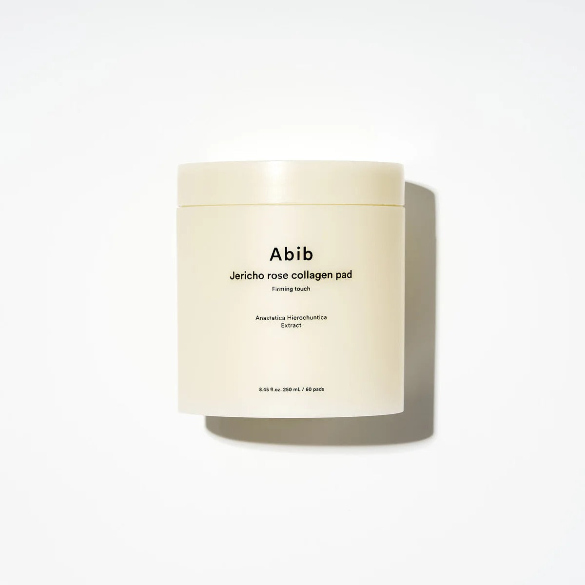 ABIB Jericho Rose Collagen Pad Firming Touch 60 Pads in beige container