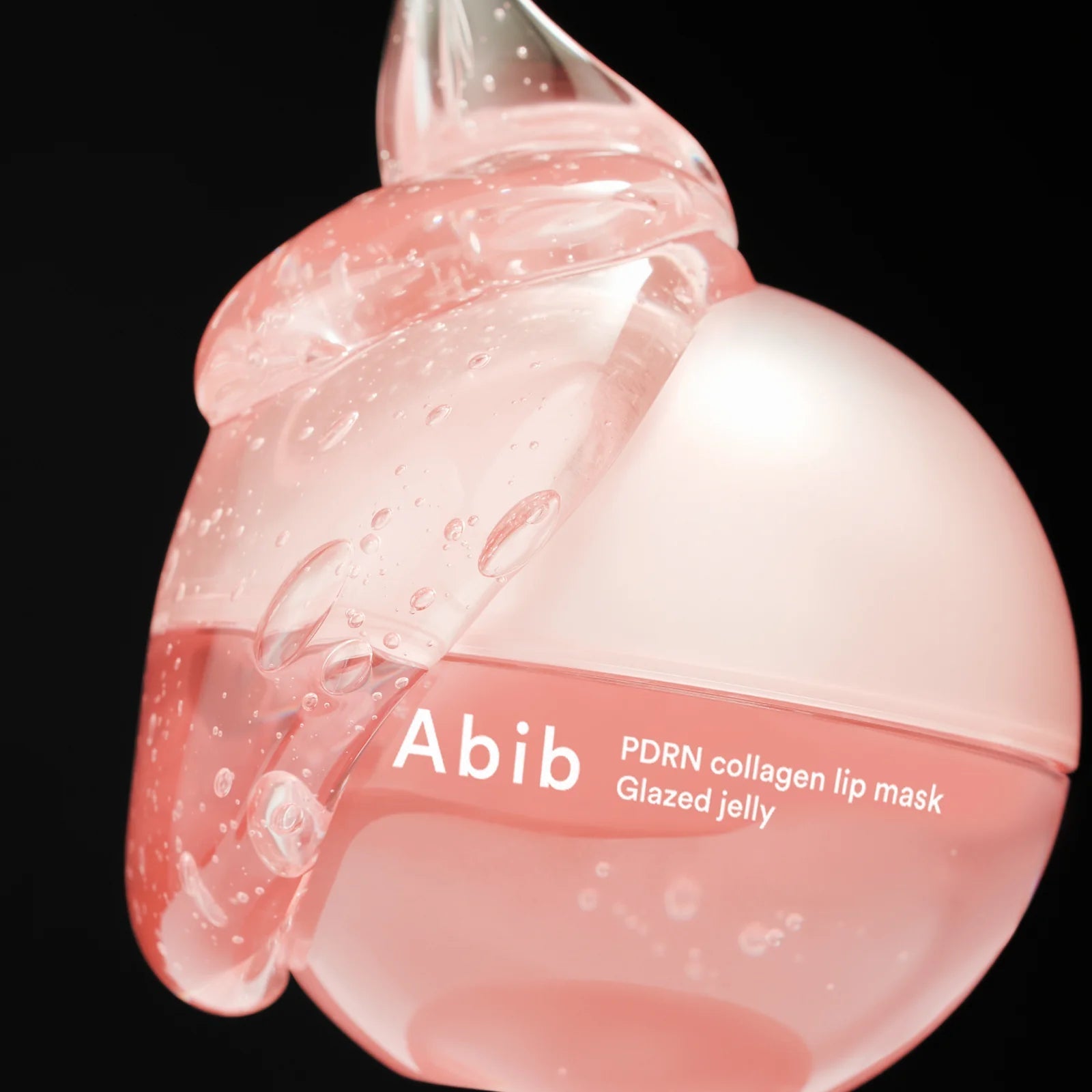 ABIB PDRN Collagen Lip Mask Glazed Jelly 11g in a uniquely shaped pink container