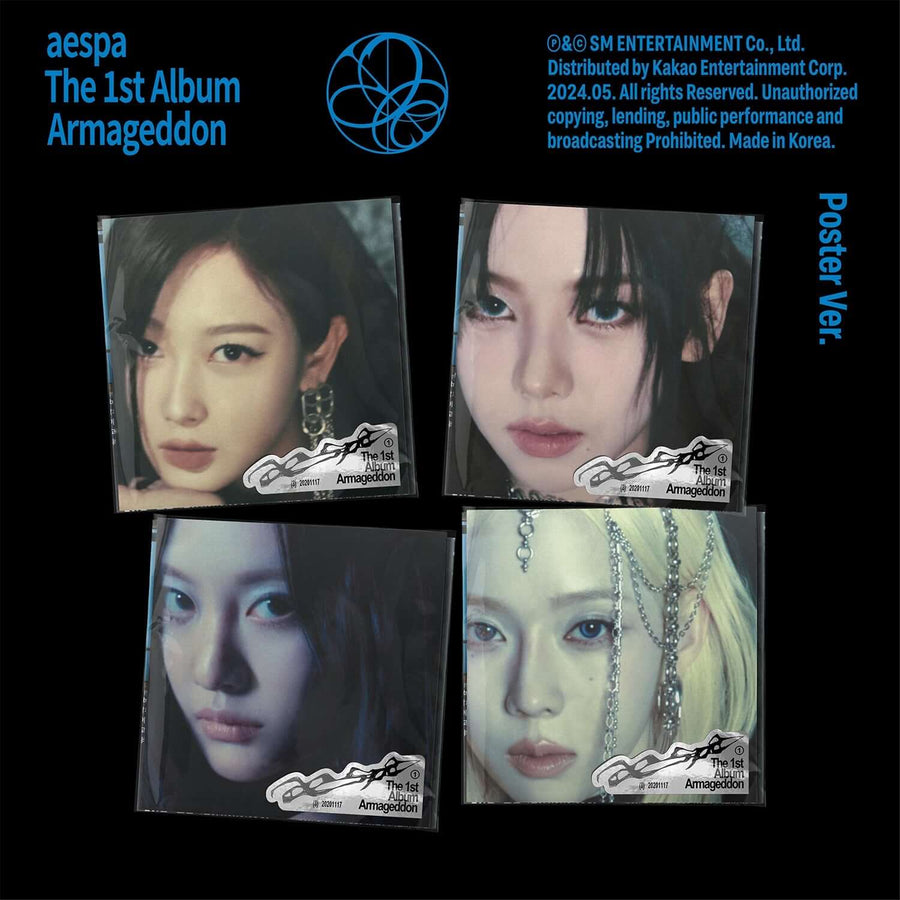 Aespa - 1st Album [Armageddon] (Poster Ver.) (Random) - Kpop Album