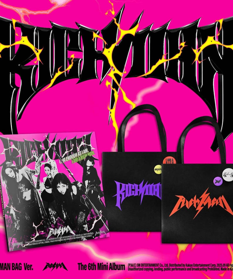 AESPA - 6th Album [Rich Man] (RICH MAN BAG Ver.) (Random 1 o | Kool Seoul - Buy Kpop Albums Online
