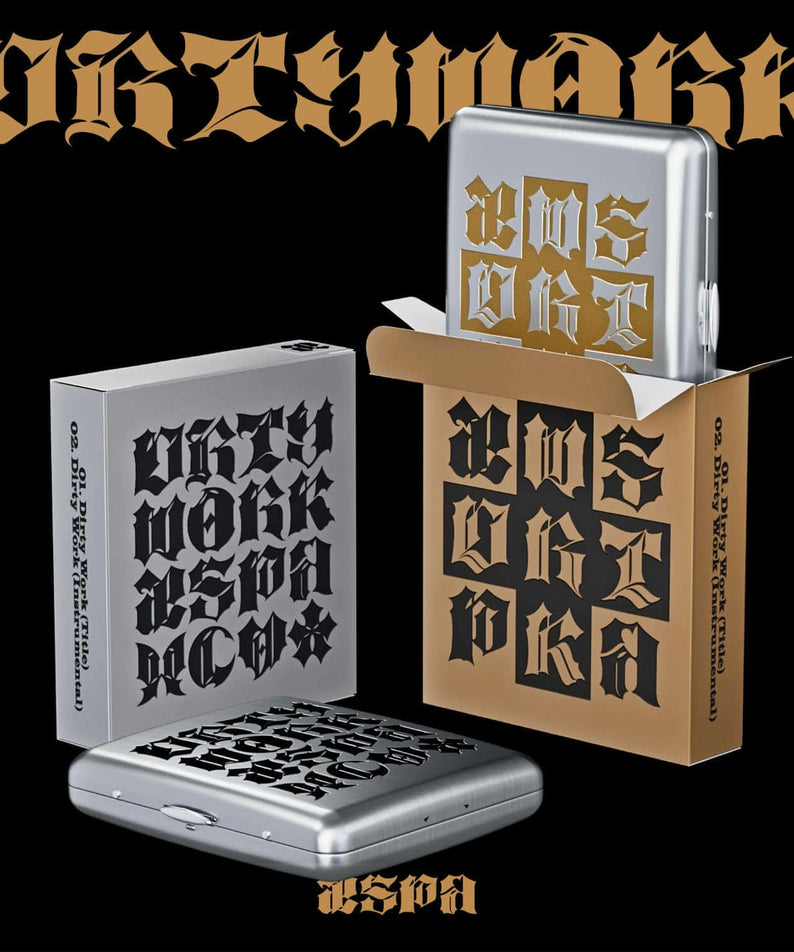 AESPA - [Dirty Work] (Dirty Case Ver.) (Set of 2) - Kpop Alb | Kool Seoul - Buy Kpop Albums Online