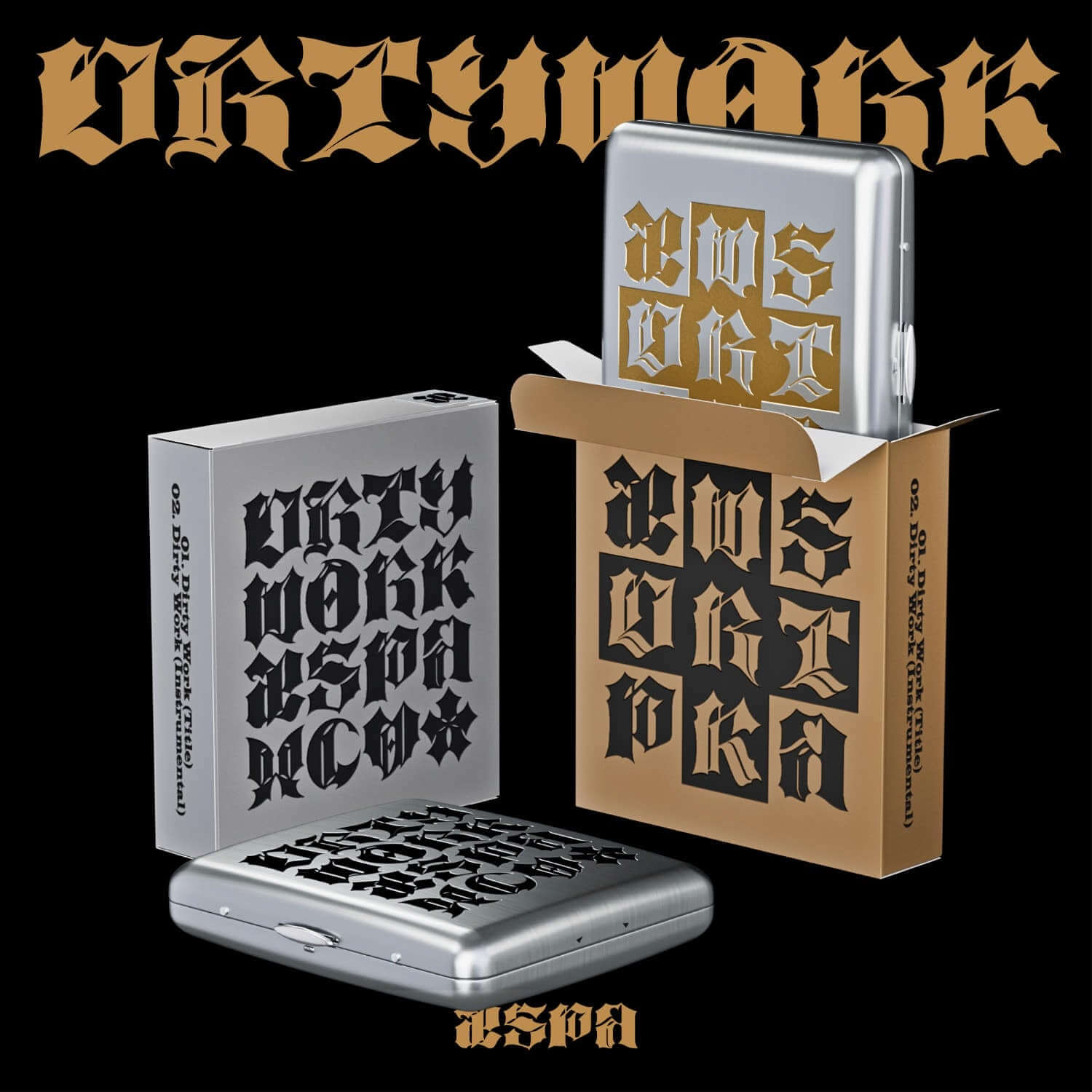AESPA - [Dirty Work] (Dirty Case Ver.) (Set of 2) - Kpop Alb | Kool Seoul - Buy Kpop Albums Online