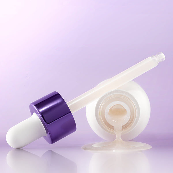 AESTURA Rizederm 365 Skin Tightening Capsule Serum 30ml dropper on purple background