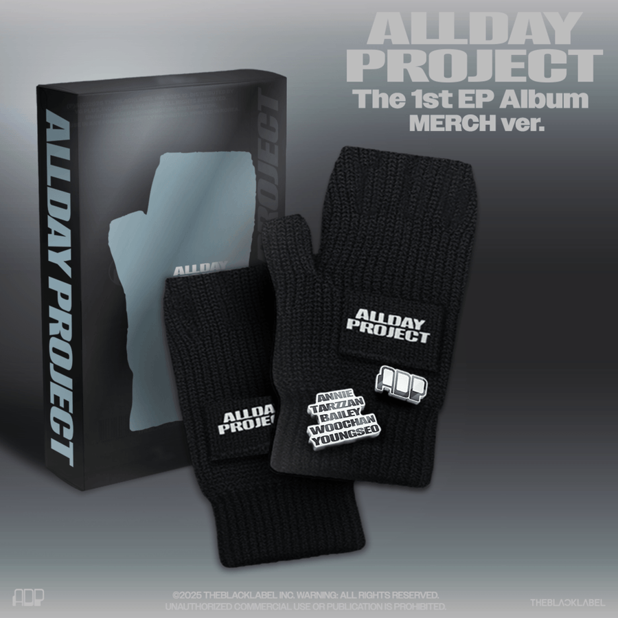 Allday Project - The 1st Ep Album [Allday Project](Merch Ver.)(Fingerless Gloves Ver.) - Kpop Album