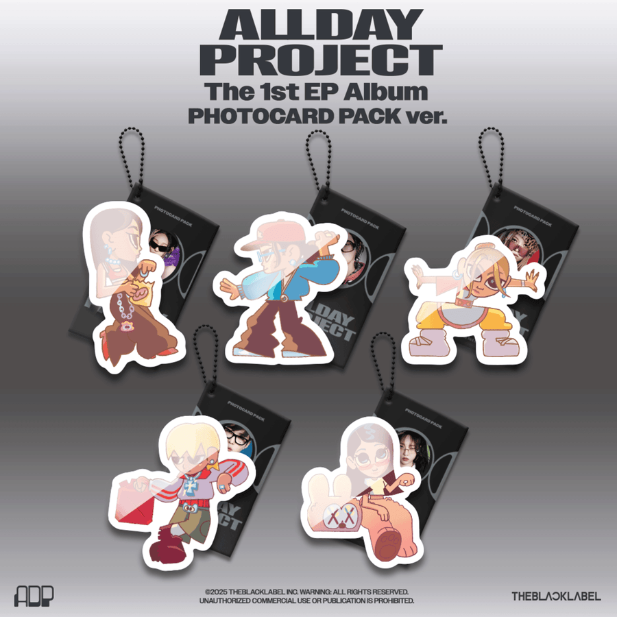 Allday Project - The 1st Ep Album [Allday Project](Photocard Pack Ver.)(Random 1 Of 5) - Kpop Album