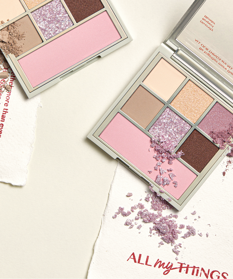 ALL MY THING I'm Your Palette showcasing a colorful makeup palette with six vibrant shades.
