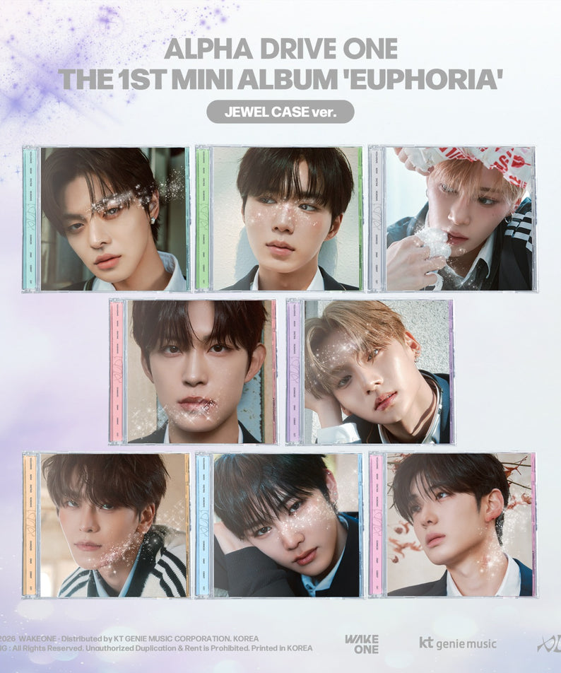 ALPHA DRIVE ONE - THE 1ST MINI ALBUM [EUPHORIA] (JEWEL CASE  | Kool Seoul - Buy Kpop Albums Online