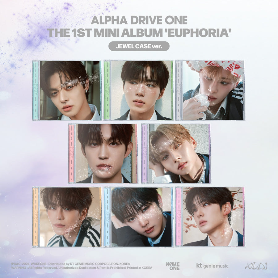 Alpha Drive One - The 1st Mini Album [Euphoria] (Jewel Case Ver.) (Random 1 Of 8) - Kpop Album