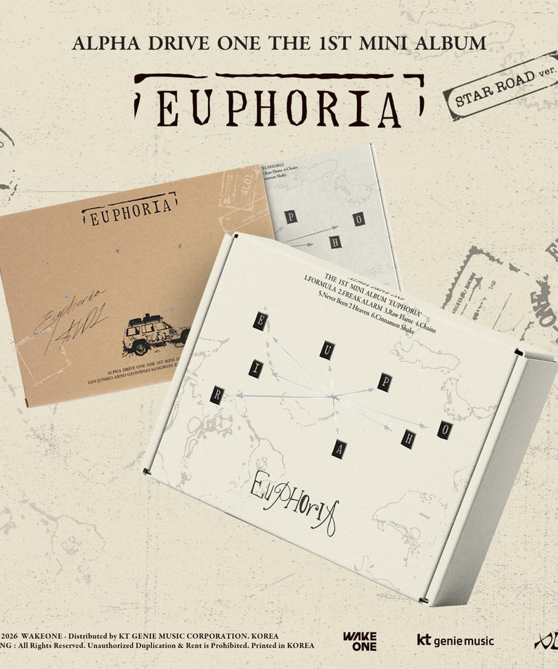 ALPHA DRIVE ONE - THE 1ST MINI ALBUM [EUPHORIA] (STAR ROAD v | Kool Seoul - Buy Kpop Albums Online