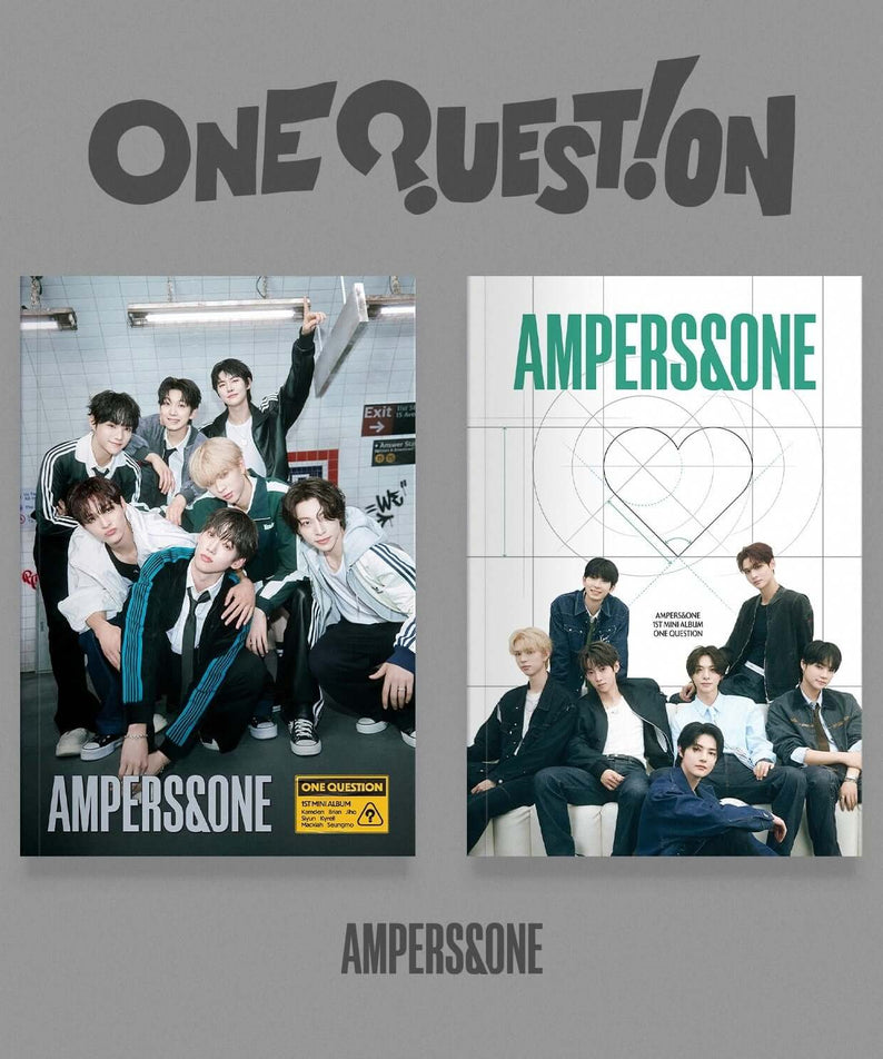 AMPERS&ONE - 1st Album[ONE QUESTION] (Set of 2) - Kpop Album | Kool Seoul - Buy Kpop Albums Online