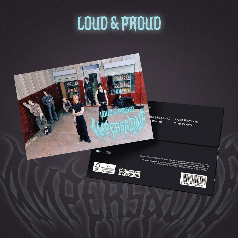 Ampers&One - 3rd Mini Album [Loud & Proud] (Postcard Ver.) - Kpop Album