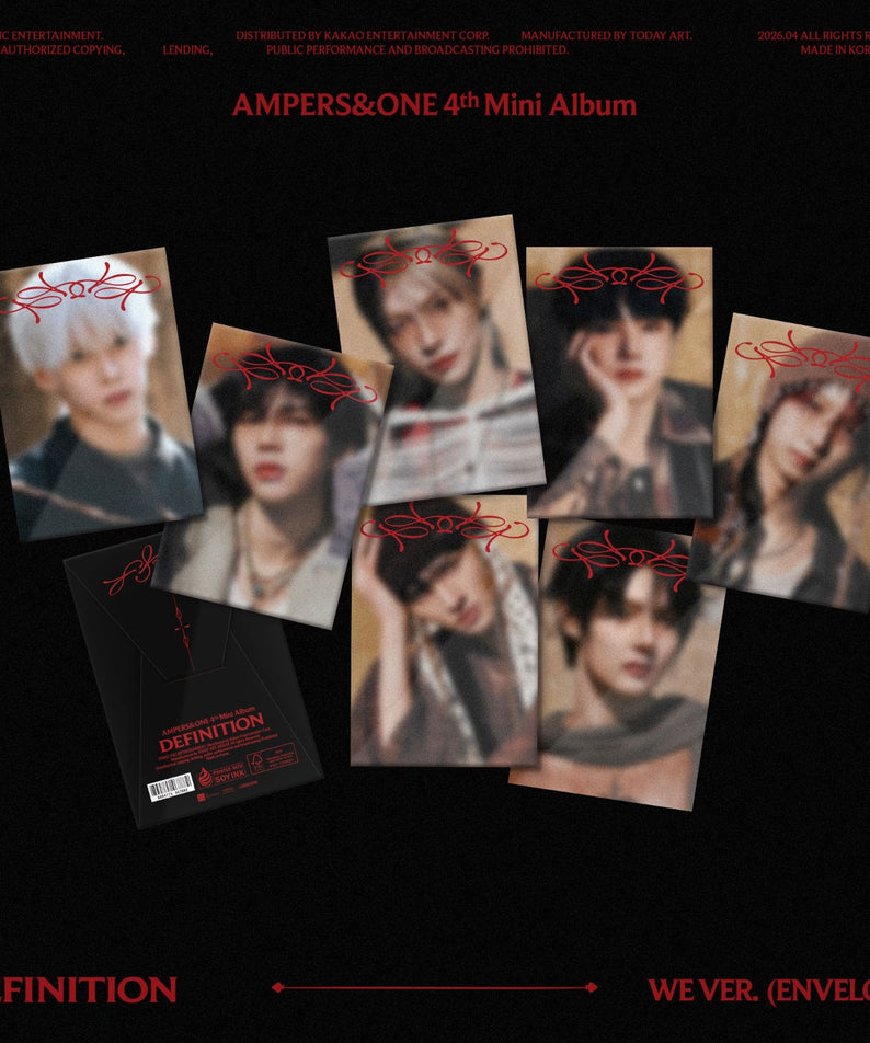 AMPERS&ONE - 4th Album [DEFINITION] WE Ver.(CD) (Random 1 of | Kool Seoul - Buy Kpop Albums Online