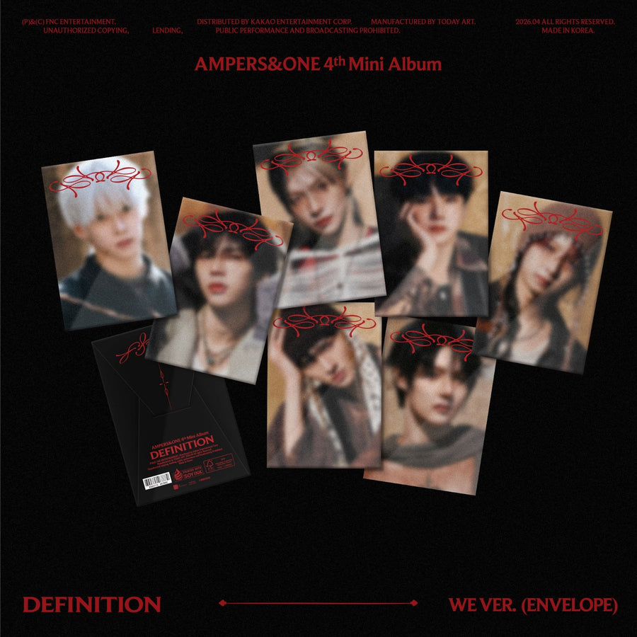 Ampers&One - 4th Album [Definition] We Ver.(Cd) (Random 1 Of 7) - Kpop Album