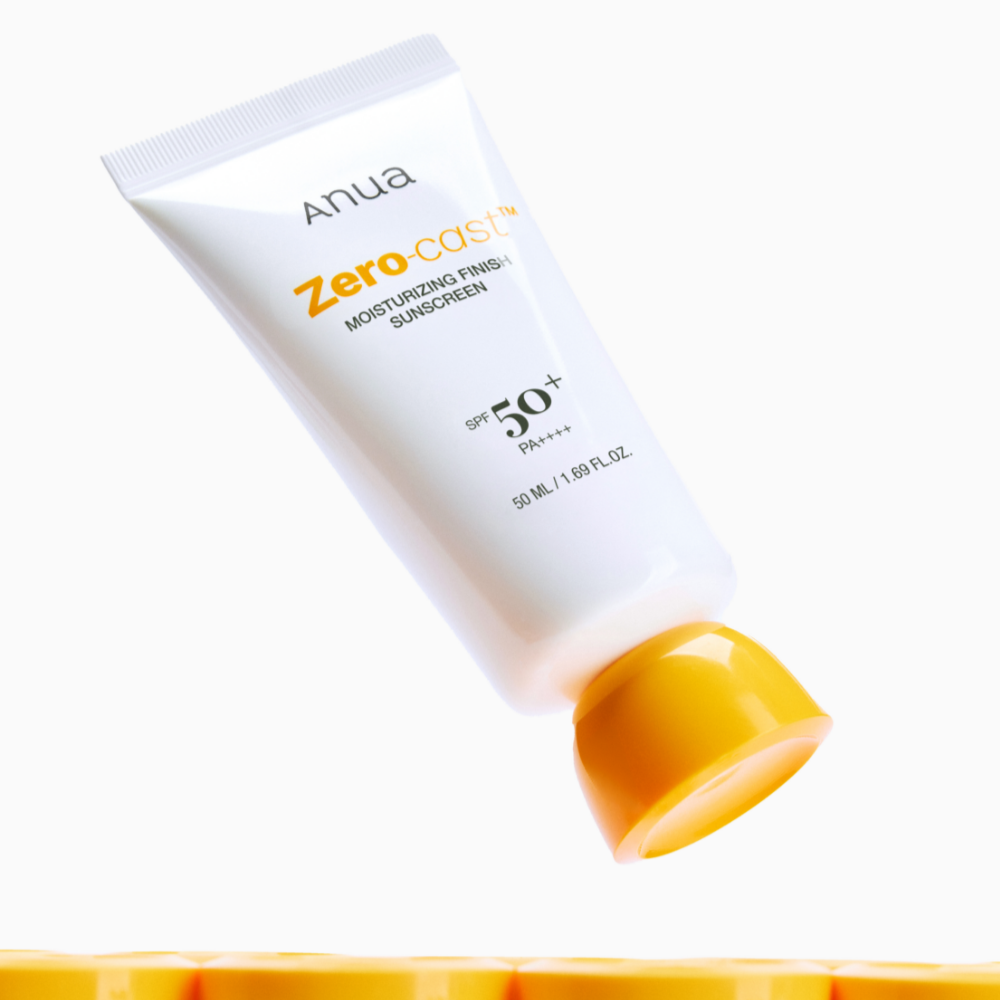 ANUA Daily Transparent Moisture Sunscreen 50ml product image with bright packaging and SPF 50+ moisturizing formula.