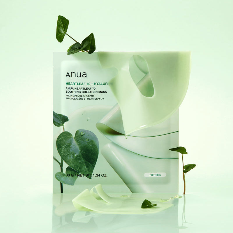Anua ドクダミ70 スージングコラーゲンマスク 4枚入り