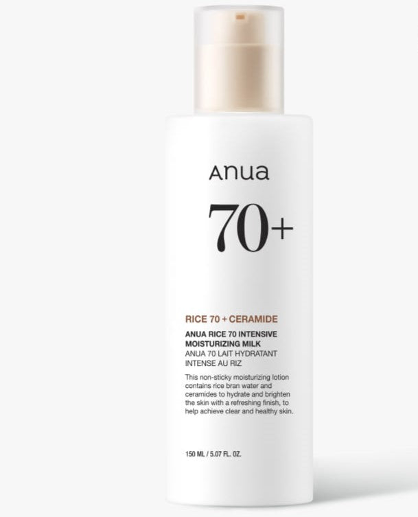 Anua Rice 70 + Ceramide Intensive Moisturizing Milk 150ml