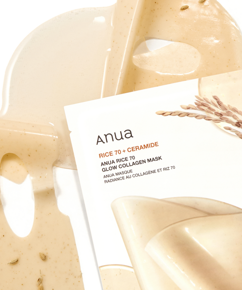 Anua Rice 70 Glow Collagen Mask (4 Sheets)
