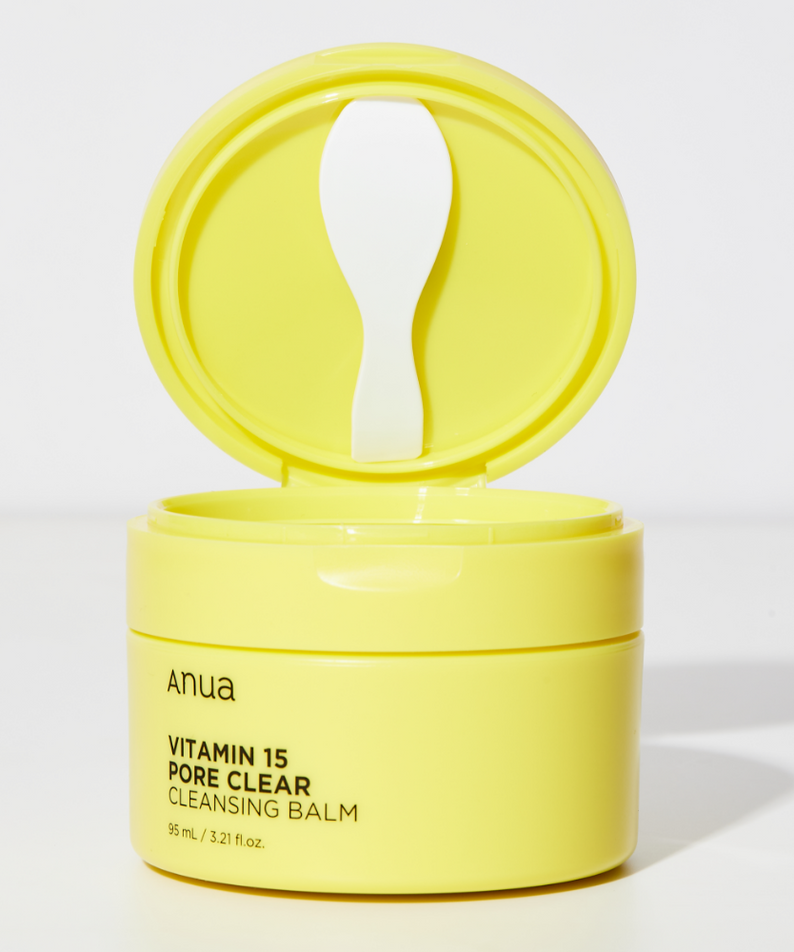 ANUA Vitamin 15 Pore Clear Cleansing Balm 95ml open container