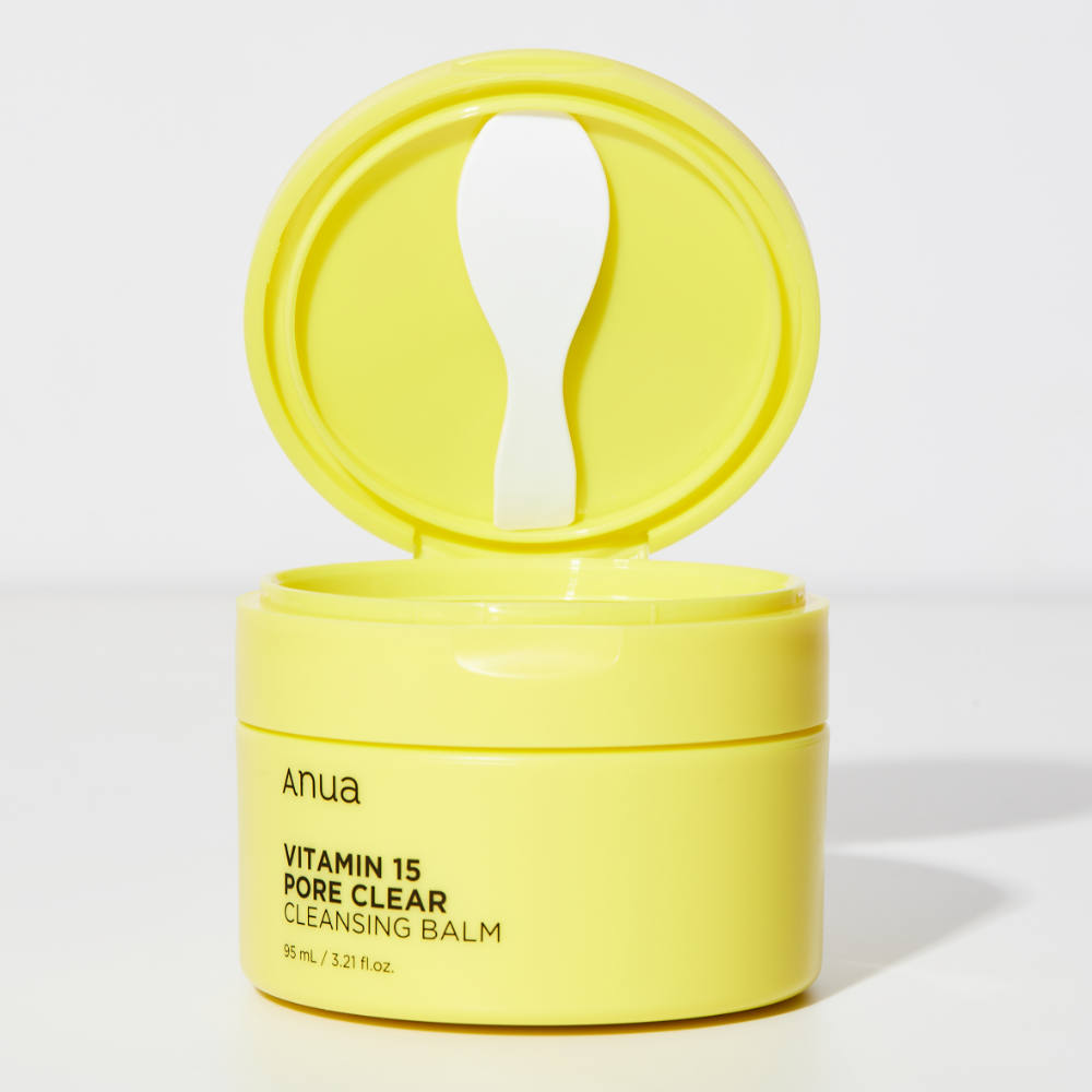 ANUA Vitamin 15 Pore Clear Cleansing Balm 95ml open container
