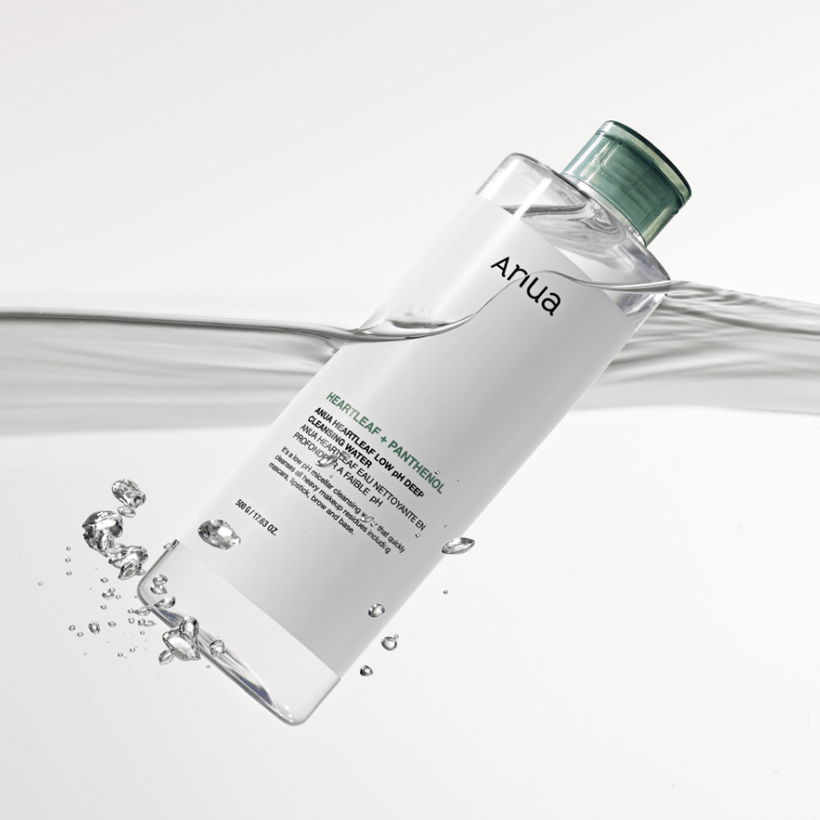 Anua ハートリーフ87 + パンテノール低pHディープクレンジングウォーター 500ml