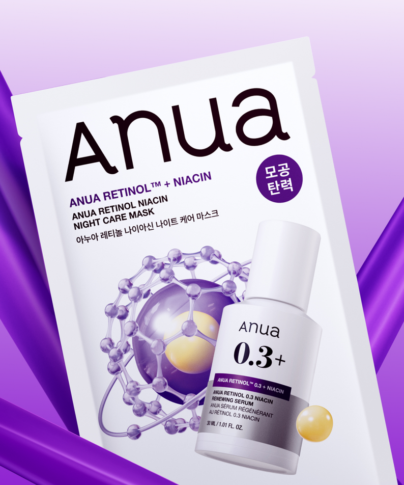 Anua Retinol Niacin Night Care Mask 1 Sheets
