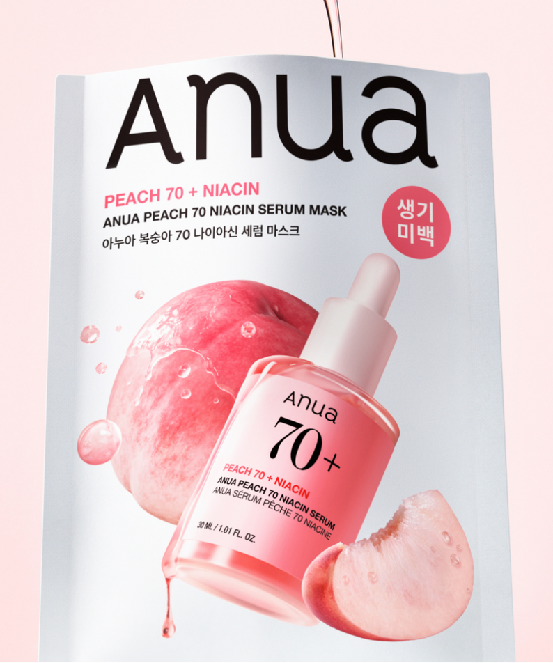 Anua Peach 70 + Niacin Serum Mask