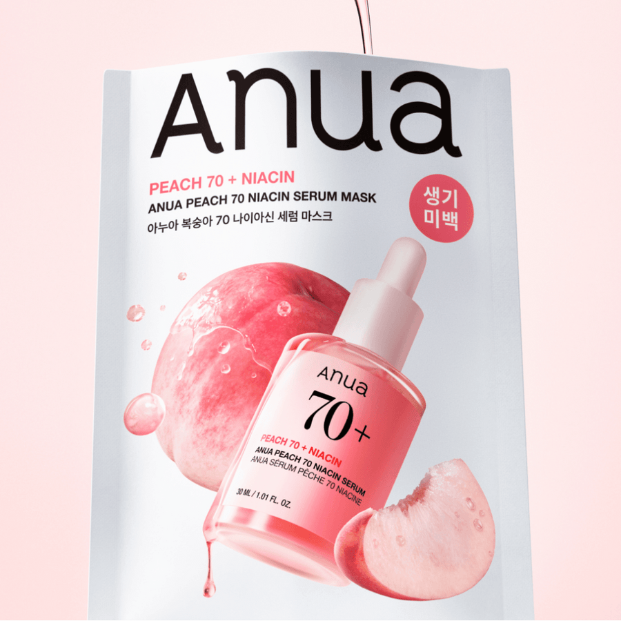 Anua Peach 70 + Niacin Serum Mask