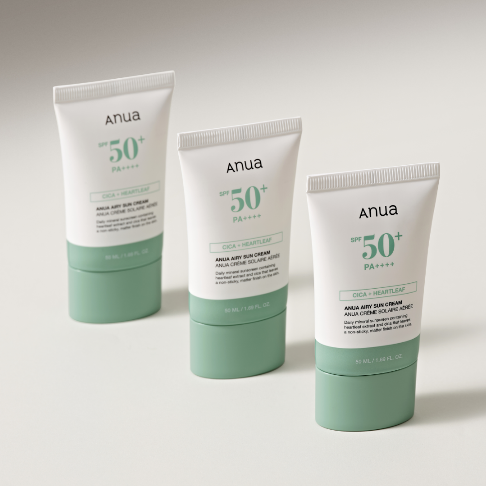 Anua Cica + Heartleaf Airy Sun Cream SPF50+ PA++++ 50ml