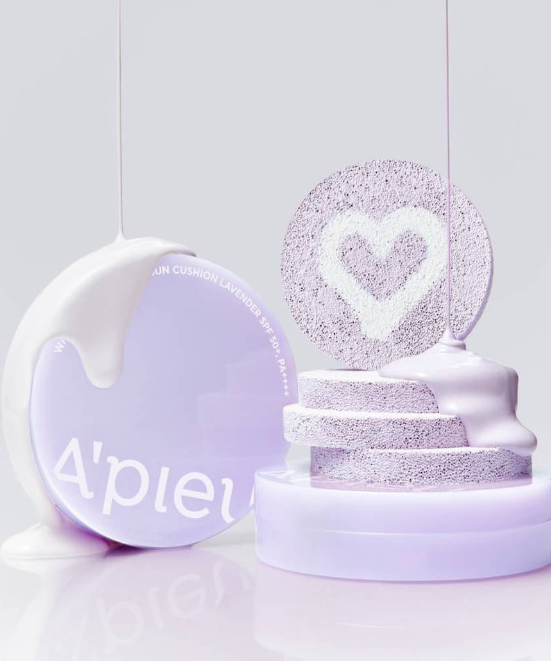 A'Pieu Waterlock Tone-Up Sun Cushion Lavender 15g