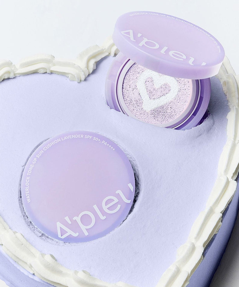 A'Pieu Waterlock Tone-Up Sun Cushion Lavender 15g
