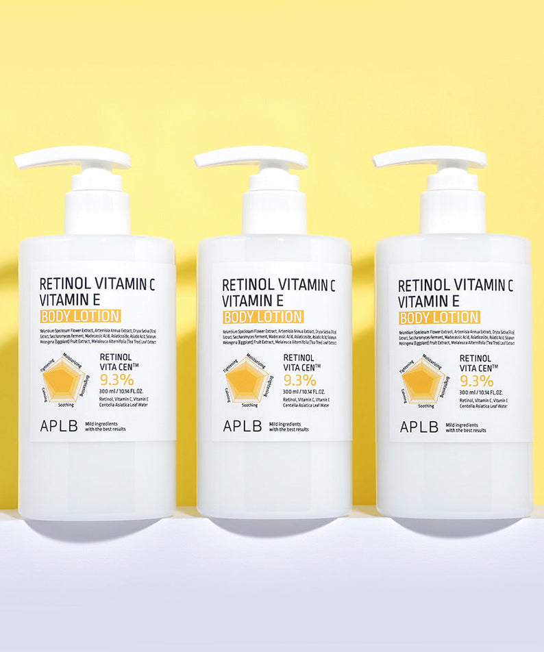 Aplb Retinol Vitamin C Vitamin E Body Lotion 300ml
