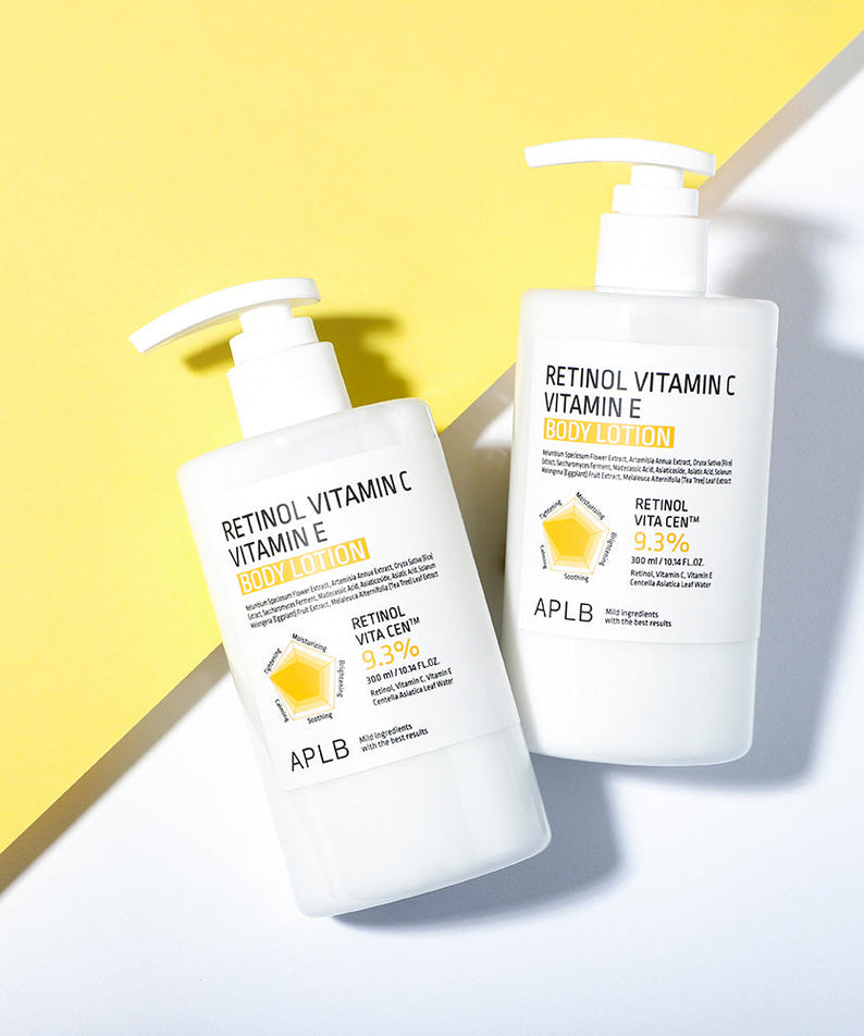 Aplb Retinol Vitamin C Vitamin E Body Lotion 300ml