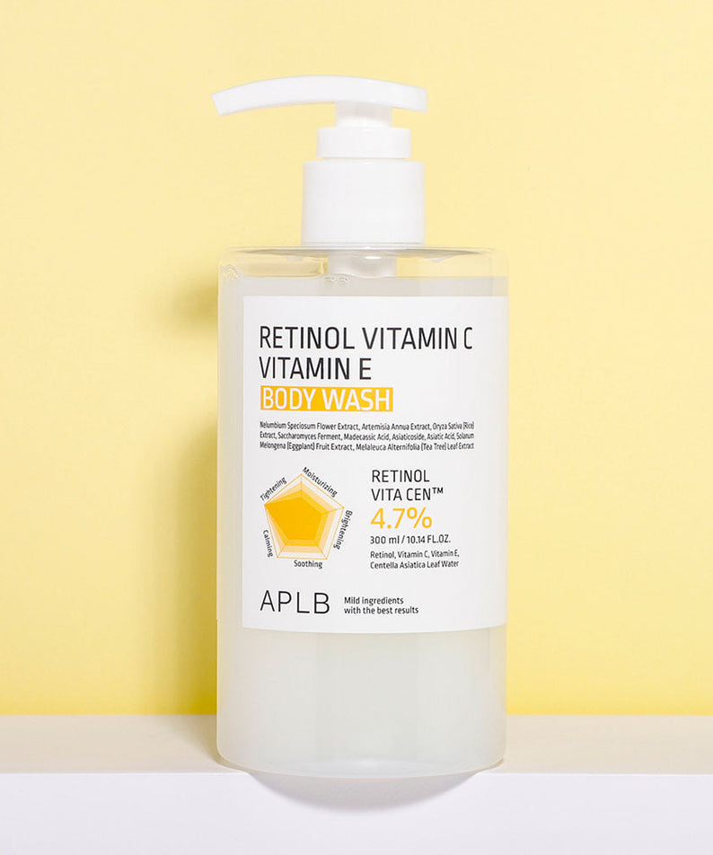 Aplb Retinol Vitamin C Vitamin E Body Wash 300ml
