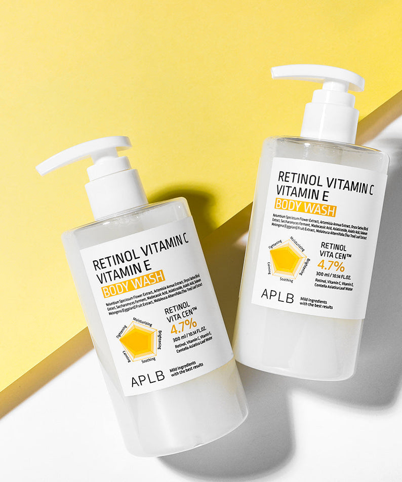 Aplb Retinol Vitamin C Vitamin E Body Wash 300ml
