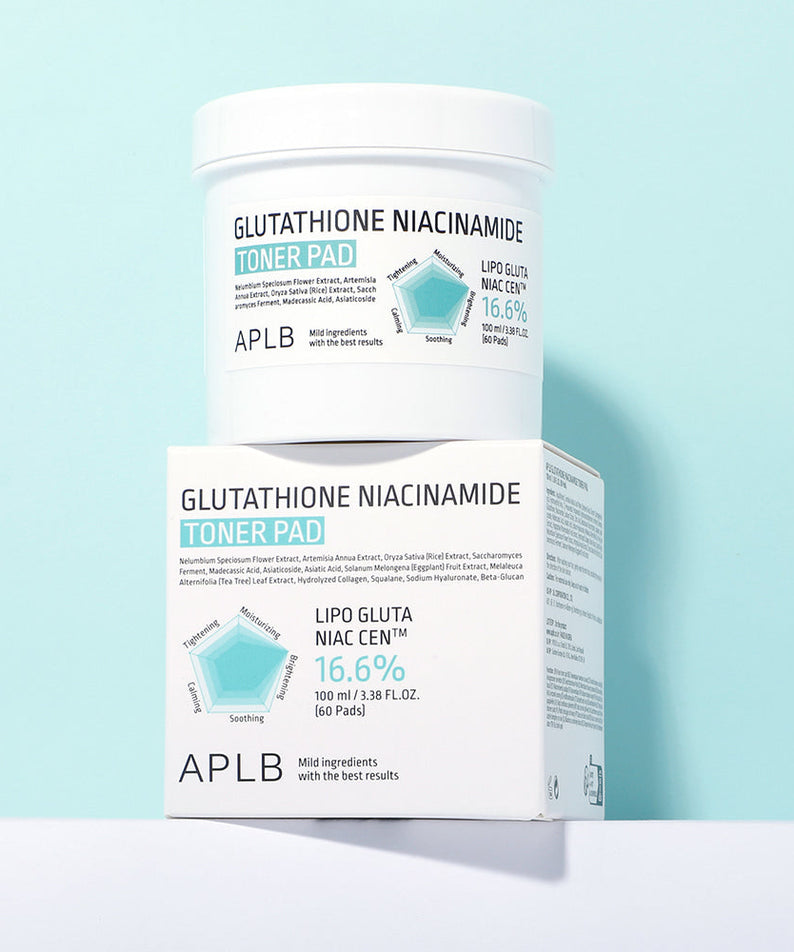 Aplb Glutathione Niacinamide Toner Pads 60 Pads