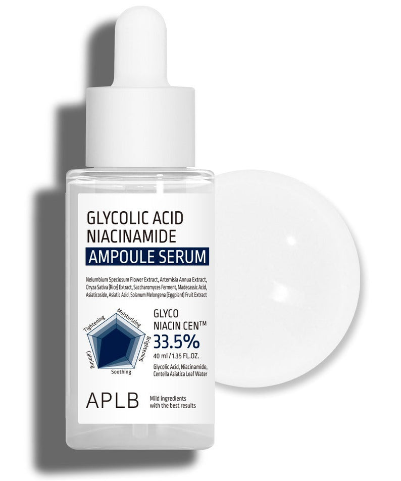 Aplb Glycolic Acid Niacinamide Ampoule Serum 40ml