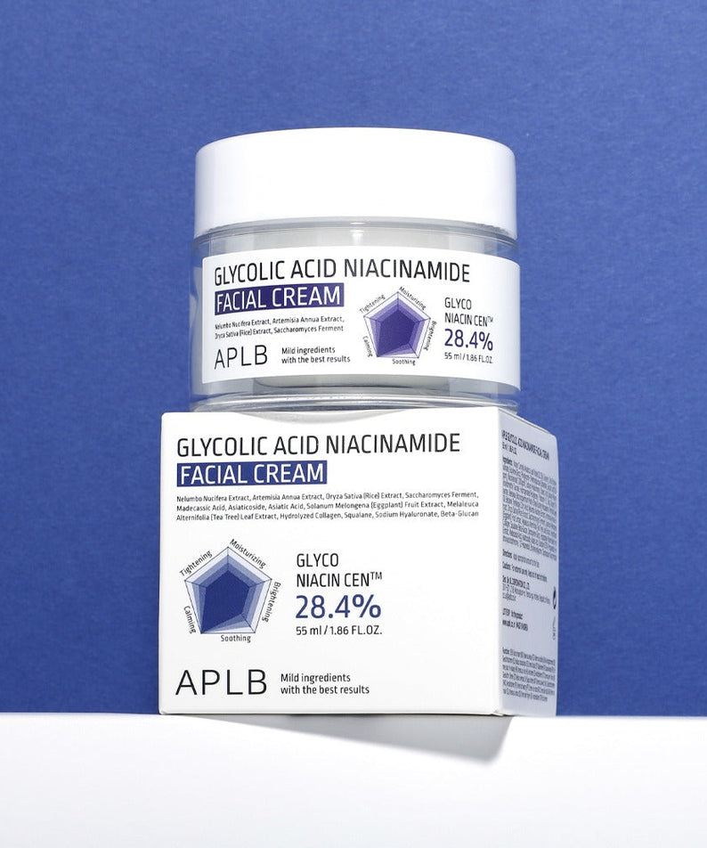Aplb Glycolic Acid Niacinamide Facial Cream 55ml