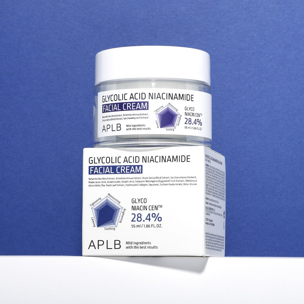 Aplb Glycolic Acid Niacinamide Facial Cream 55ml