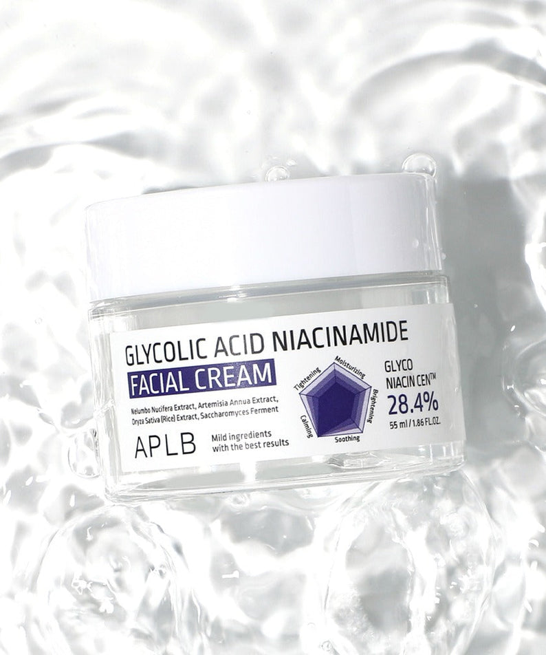 Aplb Glycolic Acid Niacinamide Facial Cream 55ml