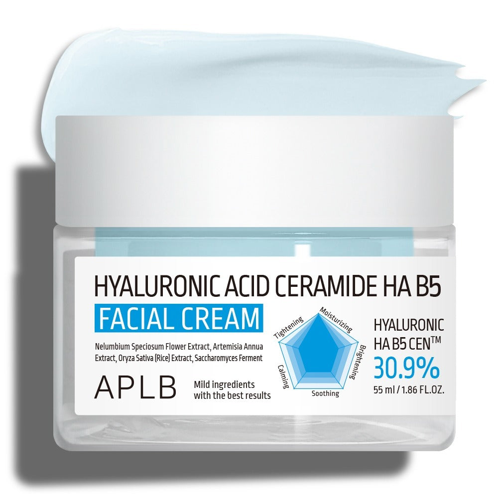 Aplb Hyaluronic Acid Ceramide Ha B5 Facial Cream 55ml