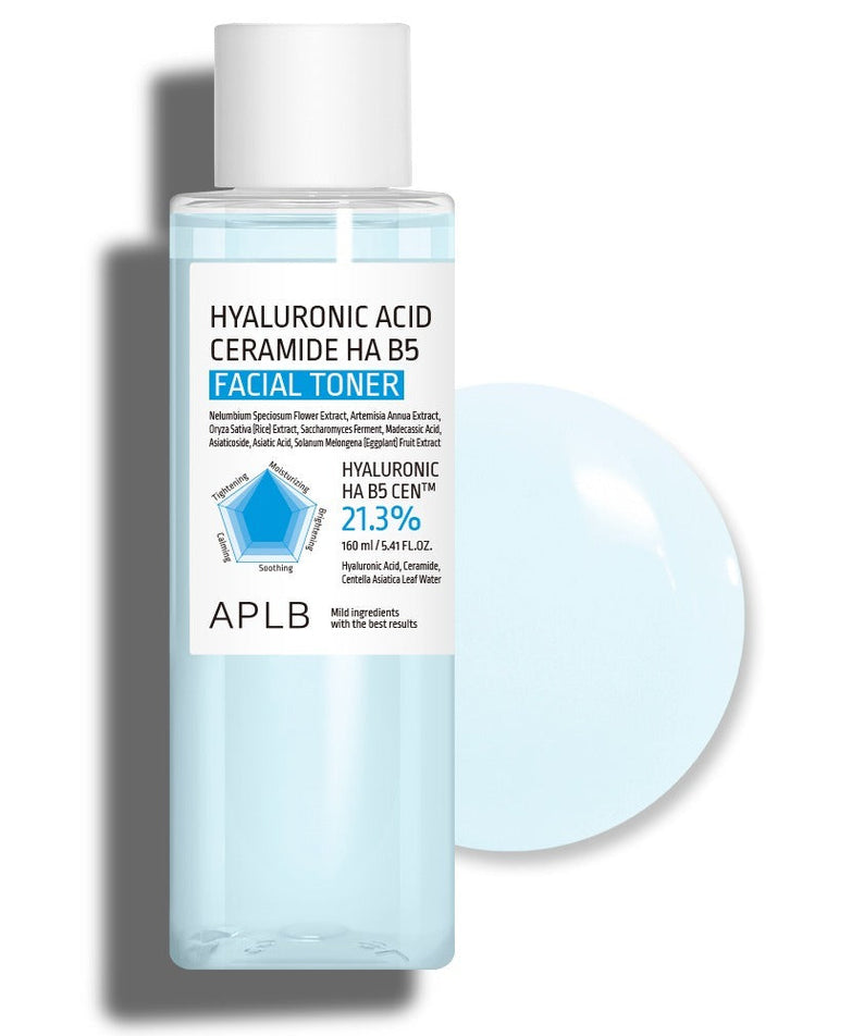 Aplb Hyaluronic Acid Ceramide Ha B5 Facial Toner 160ml