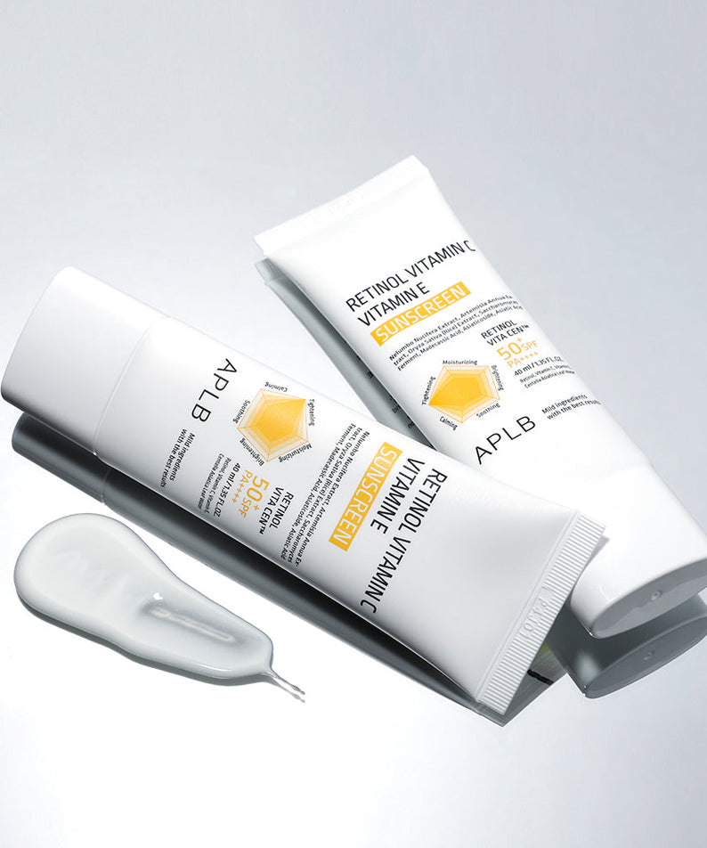 Aplb Retinol Vitamin C Vitamin E Sunscreen SPF50+ Pa++++ 40ml