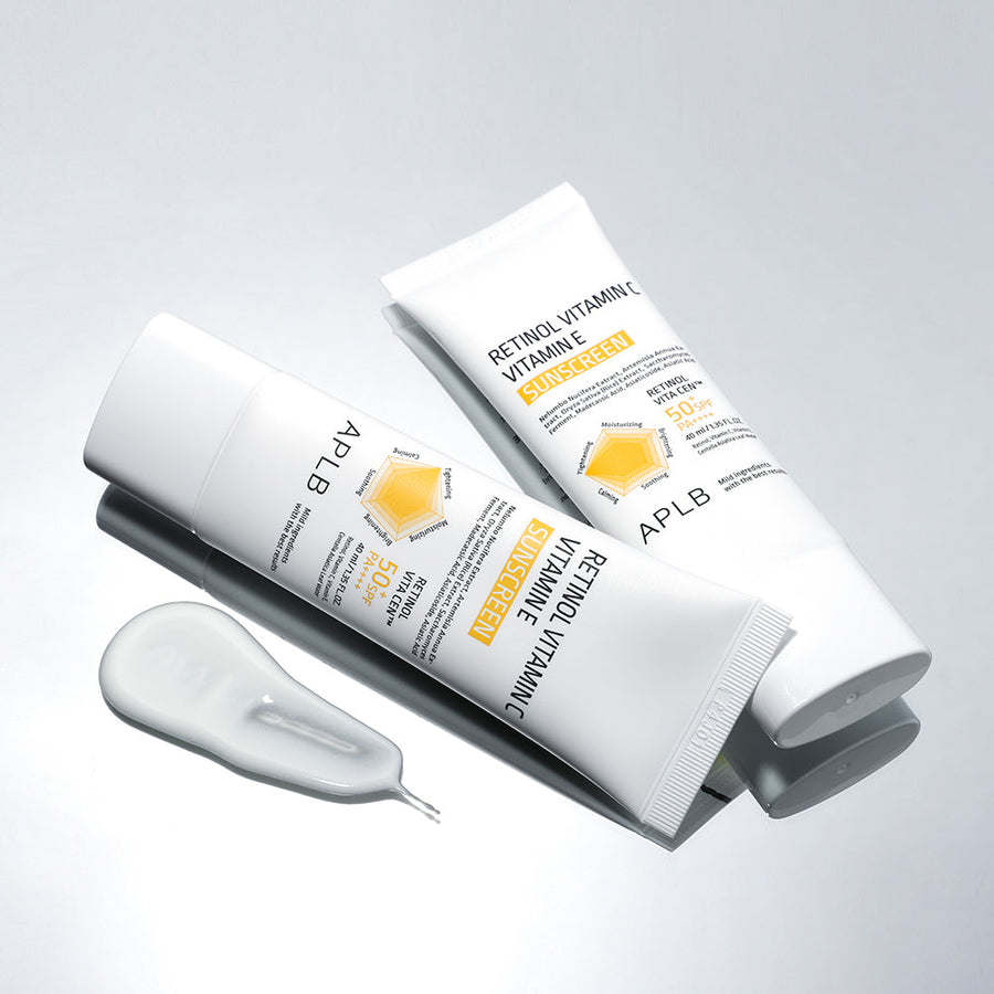 Aplb レチノール ビタミンC ビタミンE 日焼け止め SPF50+ PA++++ 40ml