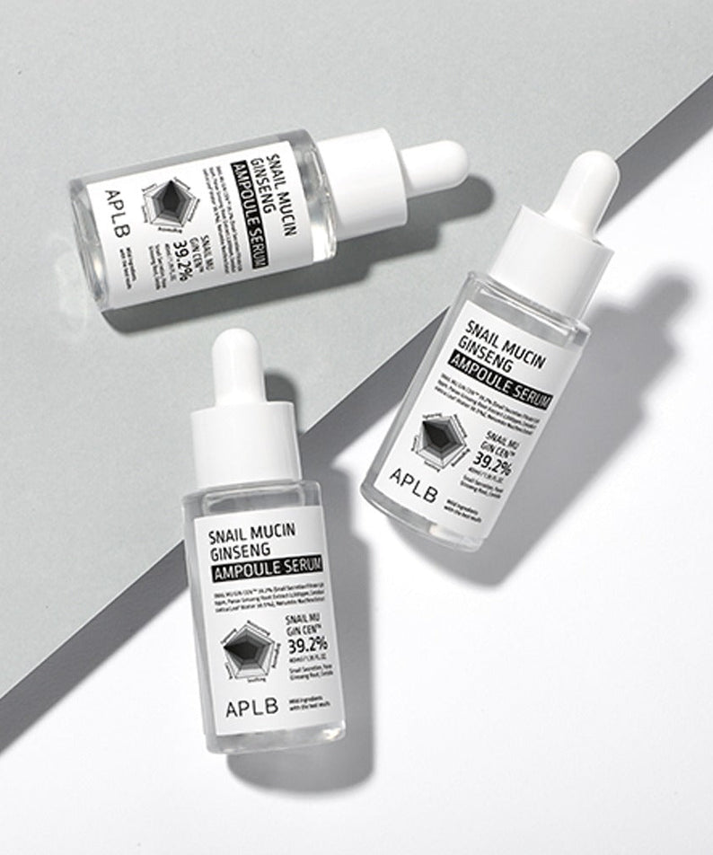 Aplb Snail Mucin Ginseng Ampoule Serum 40ml