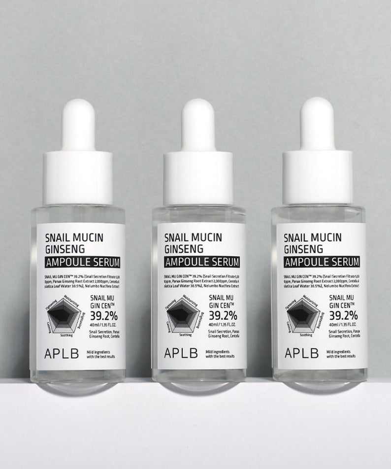 Aplb Snail Mucin Ginseng Ampoule Serum 40ml